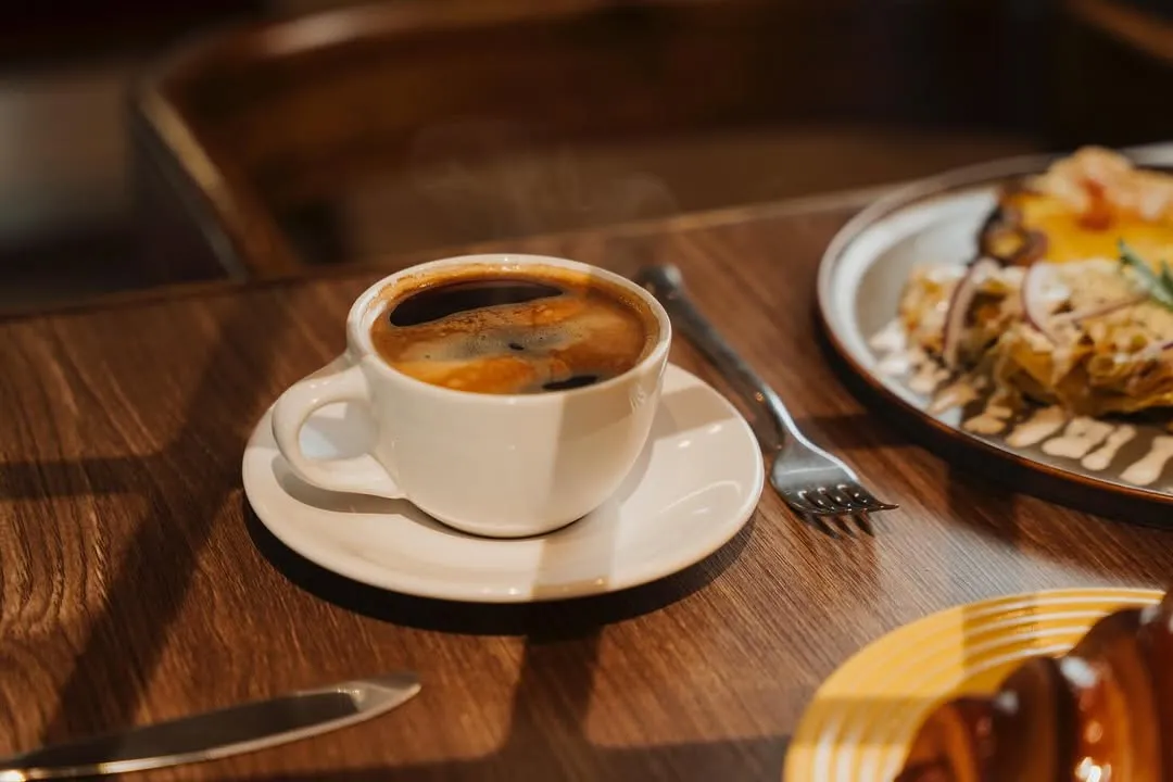 interior de cortado cafe